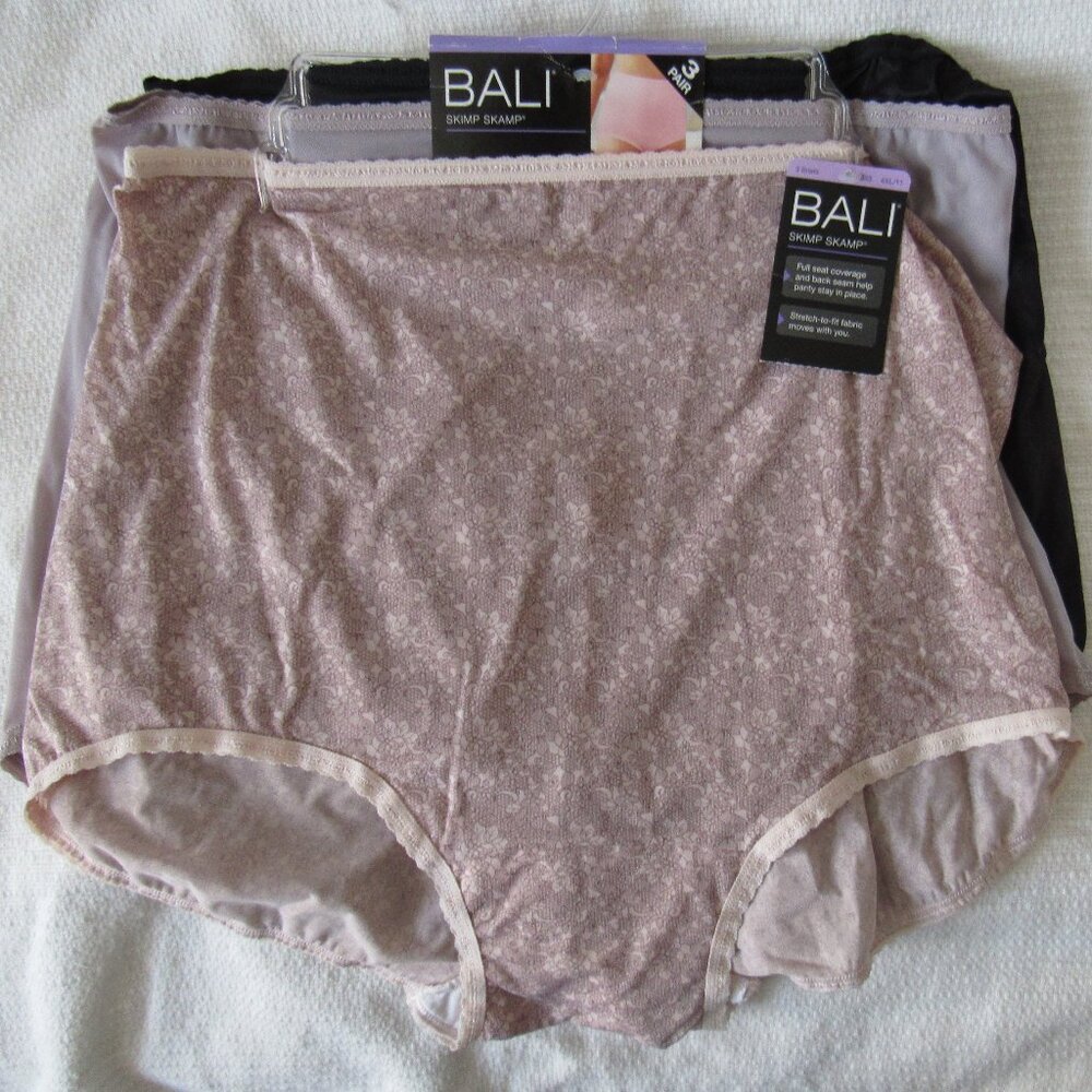 NEW $30 THREE-PACK BALI WOMEN'S SKIMP SKAMPS SIZE 11